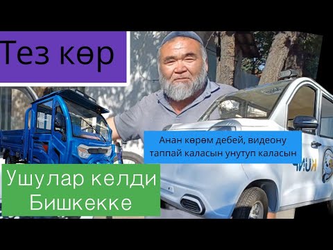 Видео: электромобиль башкача турлору келиптир, бишкекке