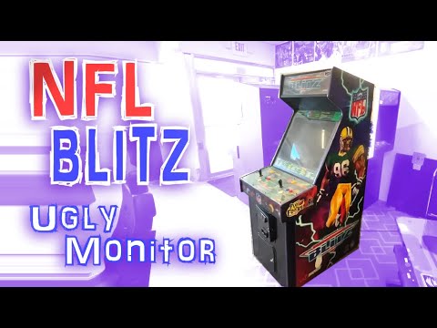 Видео: Ремонт уродливого монитора U5000 в игровом зале NFL Blitz!