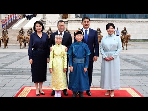 Видео: Как прошла церемония встречи президентов Монголии и Кыргызстана?