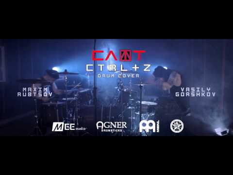 Видео: СЛОТ — CTRL+Z (drum cover by Vasiliy Gorshkov & Maxim Rubtsov)