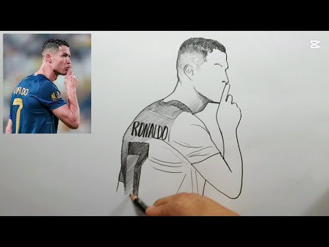 Видео: Как рисовать Криштиану Роналду