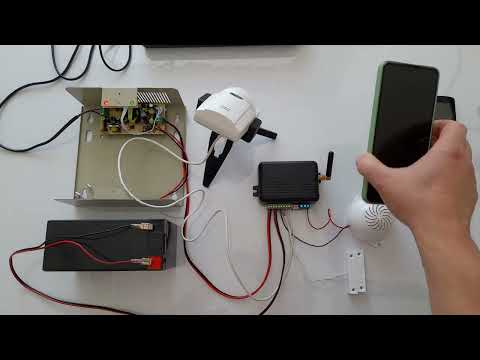 Видео: Проводная GSM сигнализация. Смена стандартных текстов СМС сообщений.