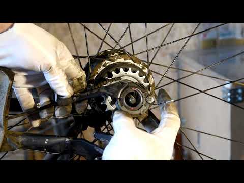 Видео: разборка и ремонт планетарки shimano nexus 8