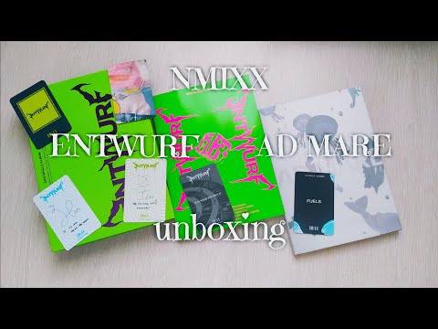 Видео: 🤡Распаковка альбома NMIXX - AD MARE и ENTWURF🙈| Unboxing k-pop