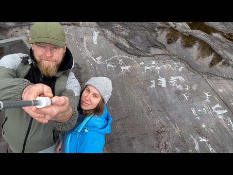 Видео: Залавруга - петроглифы/ Zalavruga petroglyphs