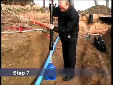 Видео: Установка бесколодезной задвижки AVK