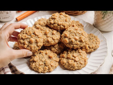 Видео: Это овсяное печенье тает во рту! 😍 Такое мягкое и маслянистое!