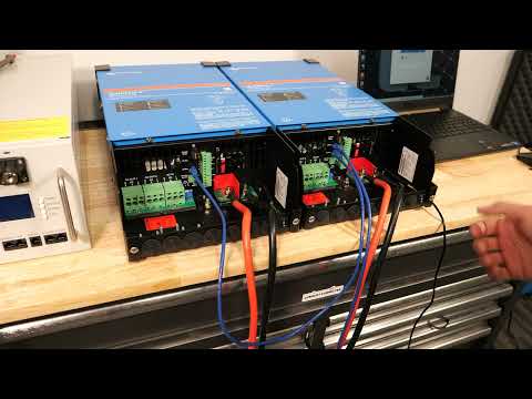 Видео: Программирование инверторов Victron для расщепленной фазы 120/240 В | Руководство по VictronConne...