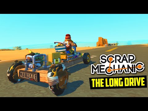 Видео: МОД! 🔥 ВЫЖИВАНИЕ на БЕСКОНЕЧНОЙ ДОРОГЕ в SCRAP MECHANIC