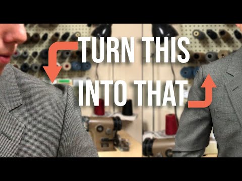 Видео: Портной учит | Как ушить плечо пиджака