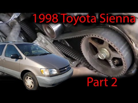 Видео: Замена ремня ГРМ и водяного насоса, часть 2 | Toyota Sienna 1998 года