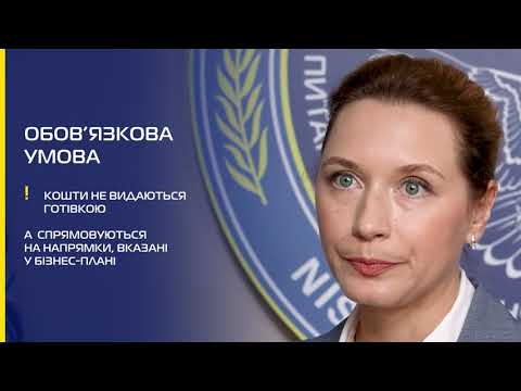 Видео: Від 250 тис  до 1 млн гривень: як отримати грант від держави на власну справу і що для цього треба