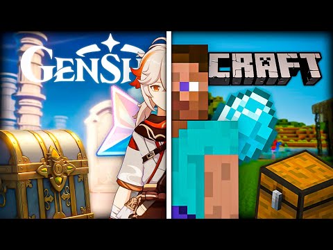 Видео: Genshin Impact + Minecraft и что из этого вышло! Обзор на Minecraft мод - Геншин Импакт!