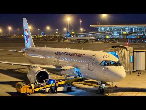 Видео: Comac C919 а/к China Eastern Airlines | Рейс Шанхай — Пекин