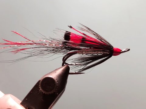 Видео: Лососёвая мушка Black Boar Variant (Salmon Fly) Как связать от GM FLY