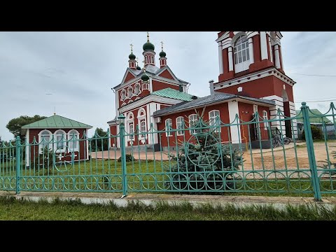 Видео: Переславль-Залесский, храм сорока мучеников, Плещеево озеро.