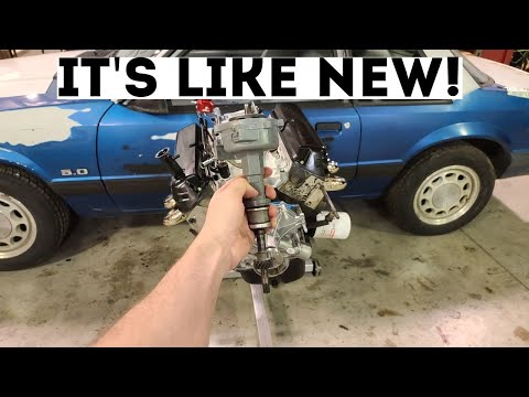 Видео: Восстановление распределителя FORD на моем FOXBODY MUSTANG SSP…..Как установить новый датчик PIP.