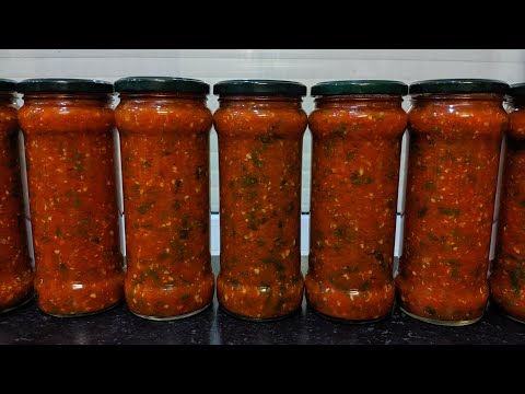 Видео: Аджика на зиму из красного болгарского перца! Пальчики оближешь! Самый вкусный рецепт!