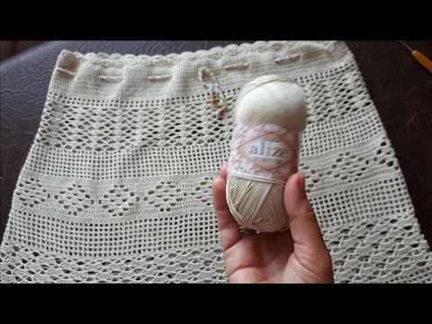 Видео: Летняя юбка крючком// Экспресс МК со схемами узоров.