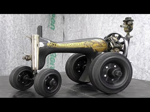 Видео: ЧТО МОЖНО СДЕЛАТЬ ИЗ СТАРОЙ ШВЕЙНОЙ МАШИНКИ /TRATOR DE MÁQUINA DE COSTURA