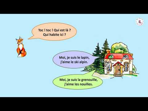 Видео: Русская народная сказка «Теремок» (на французском языке). Видео