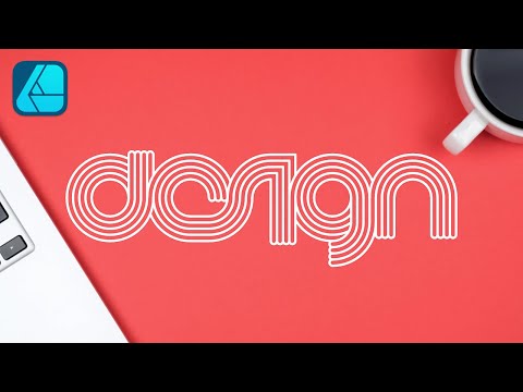 Видео: Создайте индивидуальную типографику с помощью Affinity Designer