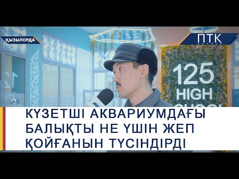 Видео: Мектеп күзетшісі аквариумдағы балықты не үшін жеп қойғанын түсіндірді