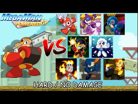 Видео: Mega Man Powered Up: все боссы за GUTSMAN (сложно/без урона)