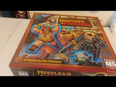 Видео: Распаковка Meeples & Monsters (специальный выпуск к Хэллоуину)