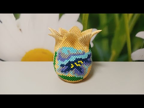Видео: ваза с колокольчиками в технике модульное оригами (мастер-класс)