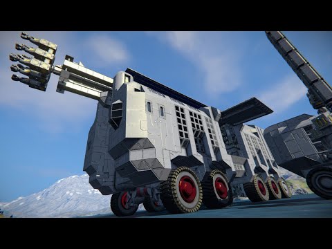 Видео: Первый ЗАПУСК, БОЛЬШОЙ Мобильной БАЗЫ ✦Space Engineers✦ #6