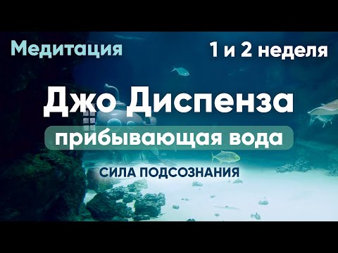 Видео: Прибывающая вода. 1 и 2 неделя. Медитация Джо Диспенза. Сила подсознания. #аюмедитэйшн