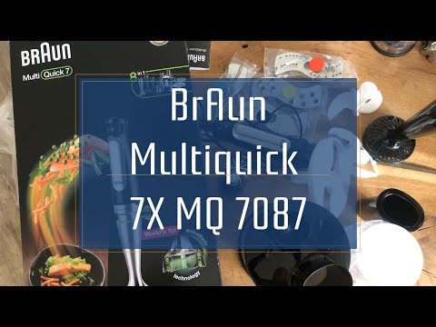 Видео: Braun Multiquick 7X MQ 7087. Обзор блендера