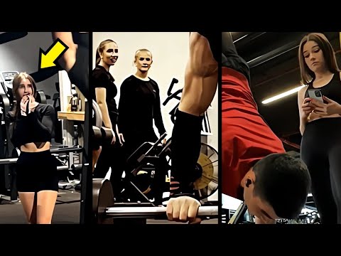 Видео: Пугаем людей в спортзале воркаутом