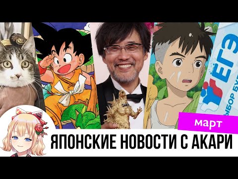 Видео: Японские новости: Миядзаки без бороды, проклятье KFC, Годзилла и котики