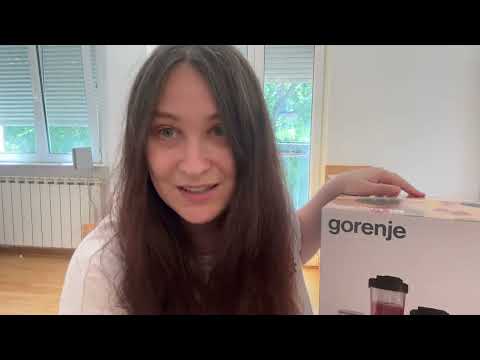 Видео: ОБЗОР БЛЕНДОРА Gorenje B1400BE — бюджетный блендер для смузи | Smoothie-тест на кухне July Par