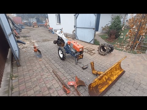 Видео: Японський мотоблок Kubota KR850