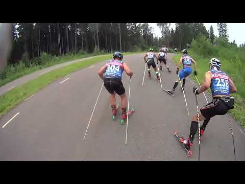 Видео: Открытые соревнования по лыжероллерам, Обнинск, 10.07.2022