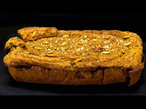 Видео: 🍞Хлеб из 1 стакана Тыквы и ПШЕНА — без грамма муки, дрожжей и закваски! Просто, БЫСТРО и Полезно!