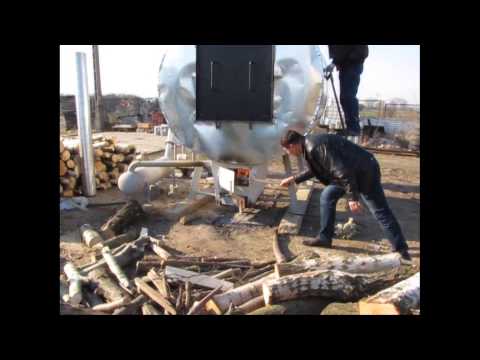 Видео: Производство древесного угля, пиролизная печь  UP-EKO TM " VSK Carbon".