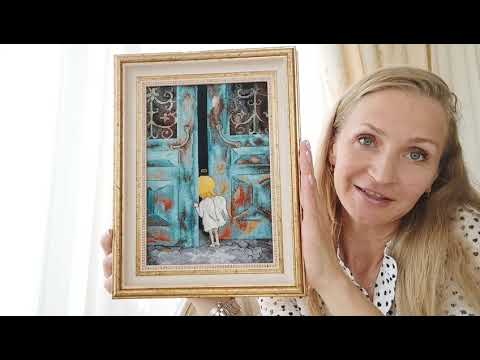 Видео: Мои текущие процессы: Химера, Lavender and lace, Xiu Crafts. Оформленная работа "Гость на пороге".