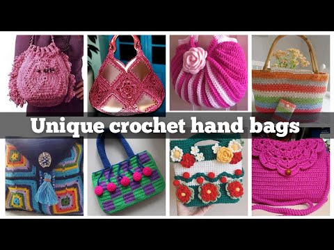 Видео: #1 уникальные стильные модели сумок, связанных крючком/последние привлекательные модели сумок, св...