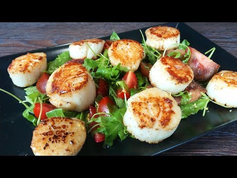 Видео: Как Приготовить Морские Гребешки. Вкусный и Быстрый Рецепт Гребешков.