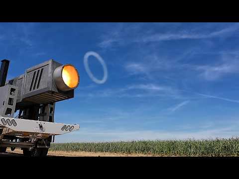 Видео: Сможете ли вы пережить выстрел из самой большой в мире вихревой пушки?