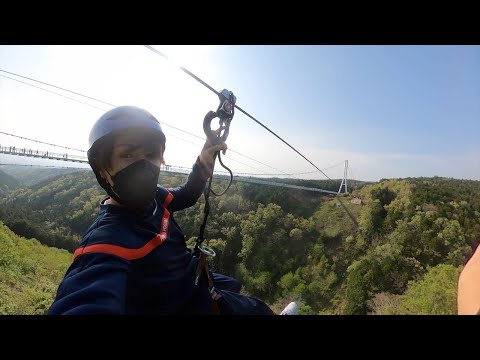 Видео: Аттракцион по ту сторону самого длинного моста в Японии.