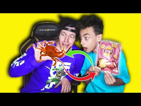 Видео: РЕАЛЬНАЯ ЕДА  ПРОТИВ ЧИПСОВ С МЛАДШИЙ БРАТОМ ЧАСТЬ 2