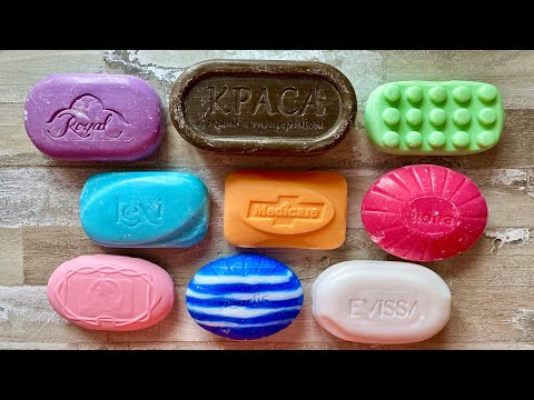 Видео: ASMR Soap cutting | Soap Carving|Резка мыла  | ASMR
