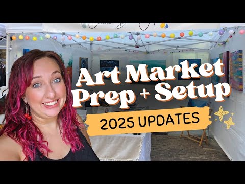 Видео: Моя подготовка к арт-фестивалю 2025 года | Подготовка к рынку + осмотр стенда