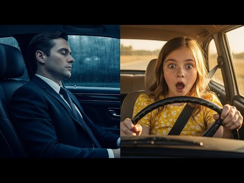 Видео: Миллиардер-гендиректор упал прямо за рулём — и храбрая маленькая девочка довезла его до больницы