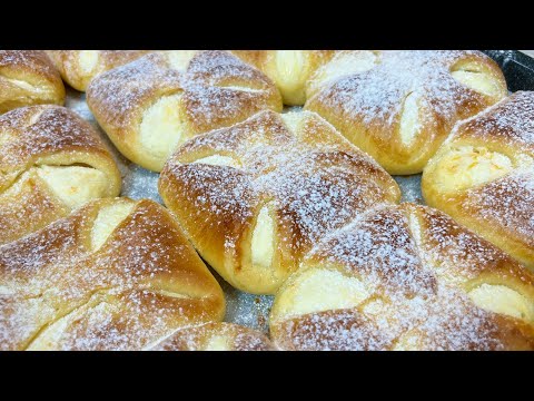 Видео: Mayinlikda tengi yo’q momiqqina tvorogli bulochkalar / Очень вкусные и ароматные Венгерские Ватрушки